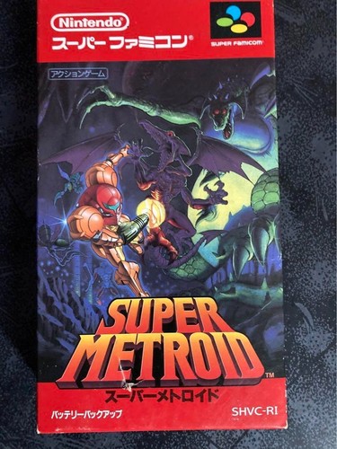 Super metroid con - super, scatola